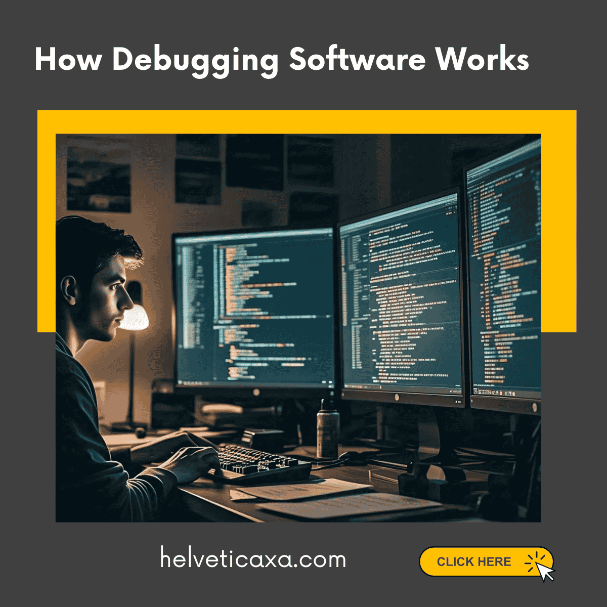 How debugging software works - Process of detecting and fixing code errors